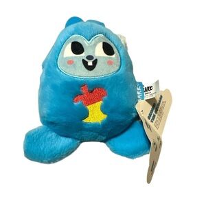 Bark Box LG Scamper Squirrel Plush Dog Toy Crinkle Squeaker Treat Trap New